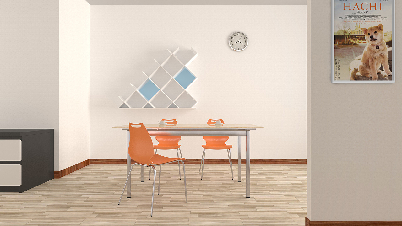 产品与室内渲染