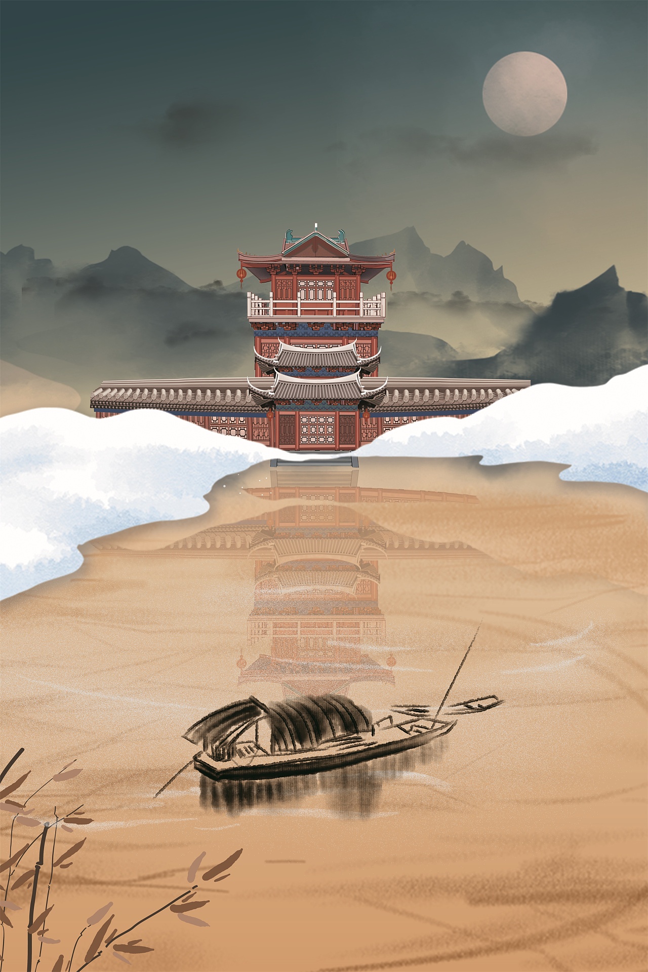 汴京|原创插画设计|汴梁八景图鉴