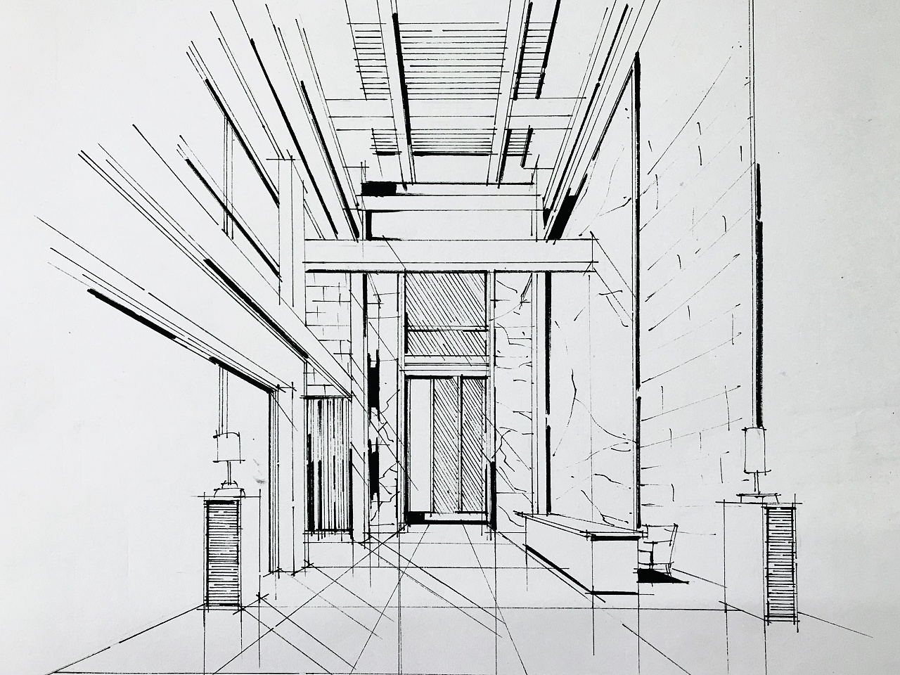 自己做的一个4星酒店设计手稿|空间|家装设计|室内手绘营 - 原创作品 - 站酷 (ZCOOL)