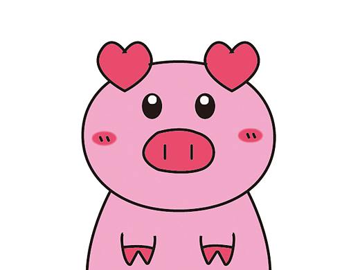 卡通小猪