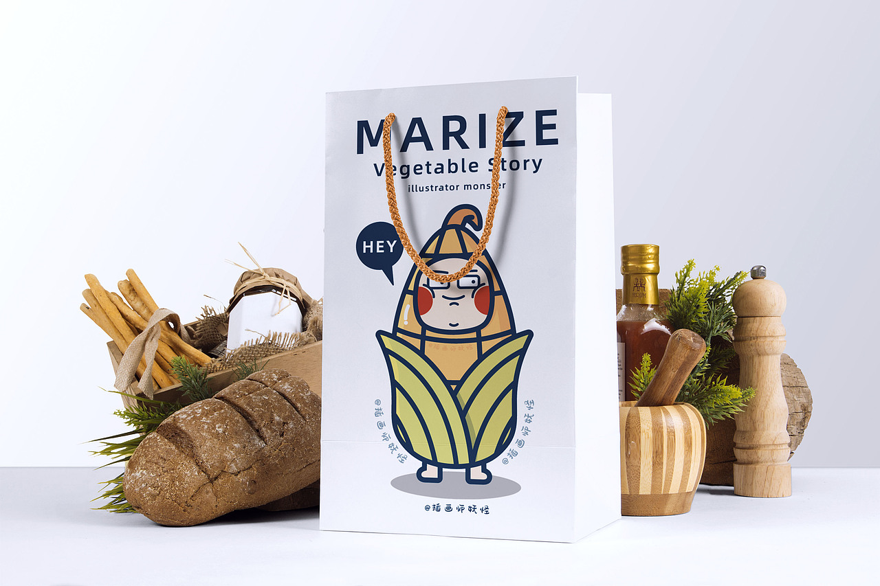 《蔬菜录》（图ZMjE1NjAzNDk2） - 商业插画 - 站酷设计师妖怪的插画日常原创素材 - 站酷ZCOOL