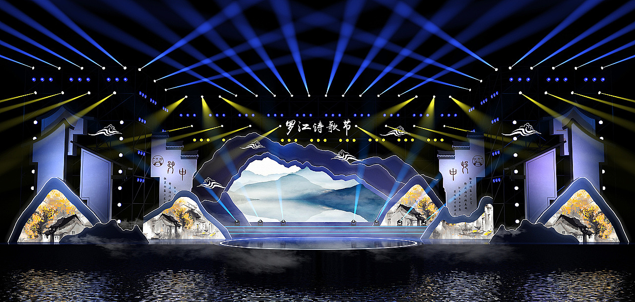 中式舞美设计|三维|建筑/空间|设计小丸子j - 原创作品 - 站酷 (zcool