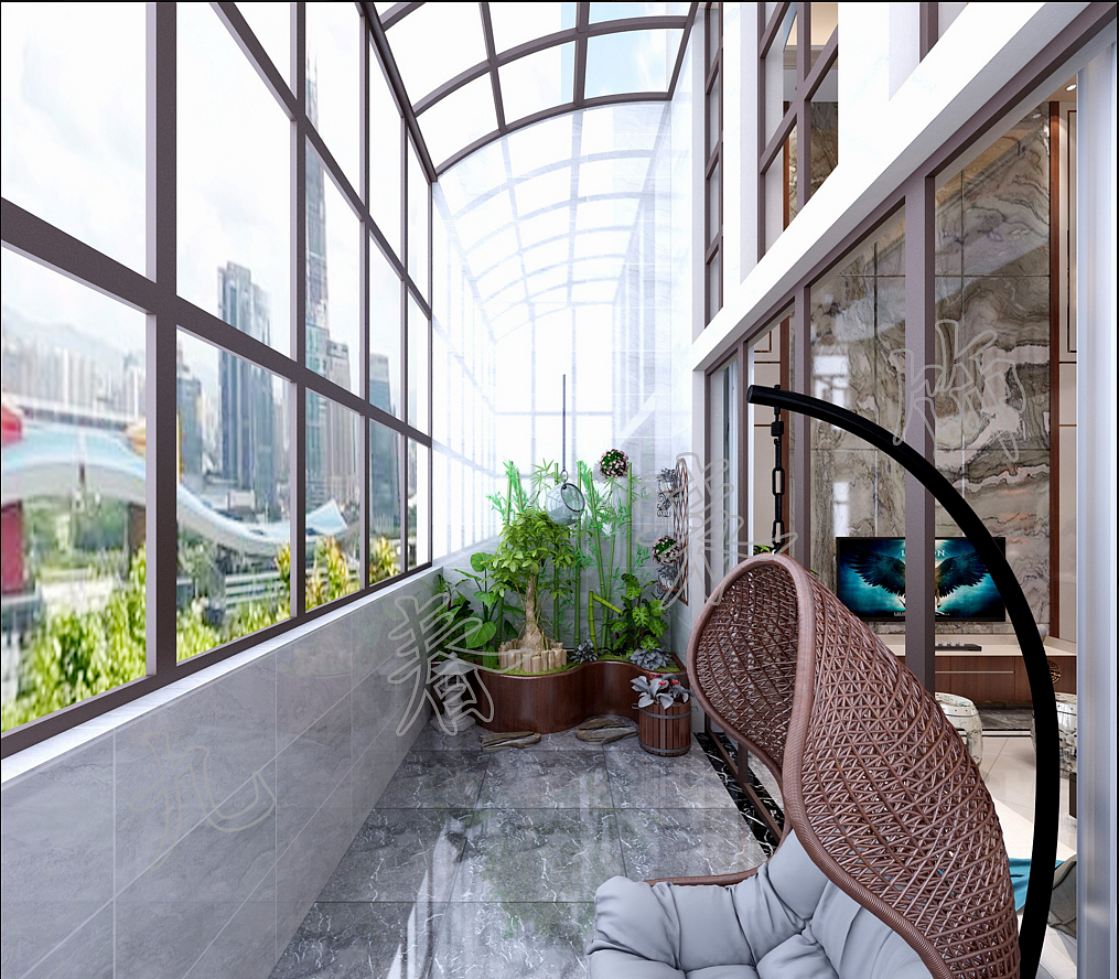 天鹅湖复式挑高别墅效果图（图ZMTY5MTc1MDky） - 家装设计 - 站酷设计师九春装饰原创素材 - 站酷ZCOOL