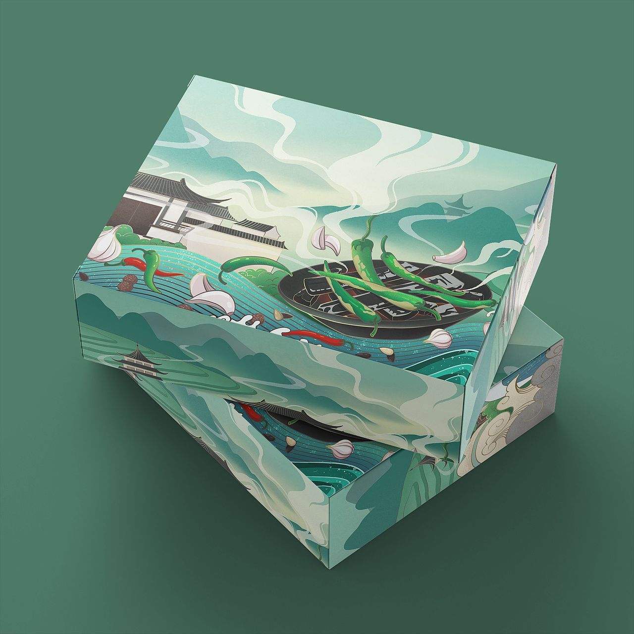 川味系列包装插画设计（图ZMjE3NTI3OTAw） - 商业插画 - 站酷设计师王阿俊原创素材 - 站酷ZCOOL