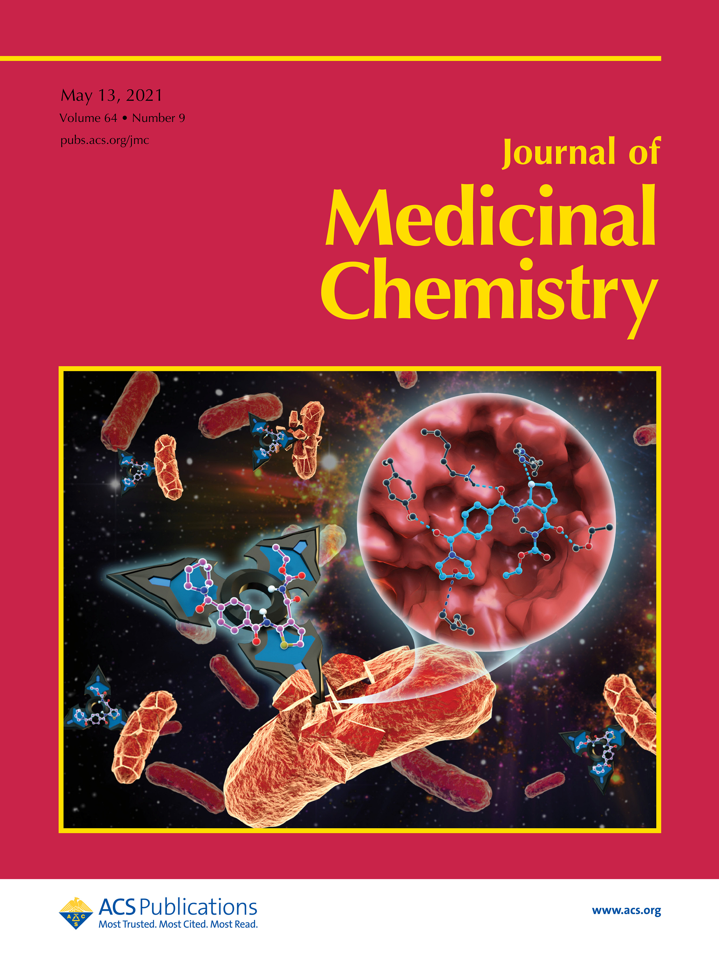 sci杂志封面配图设计中科幻彩科研绘图医学插画动画