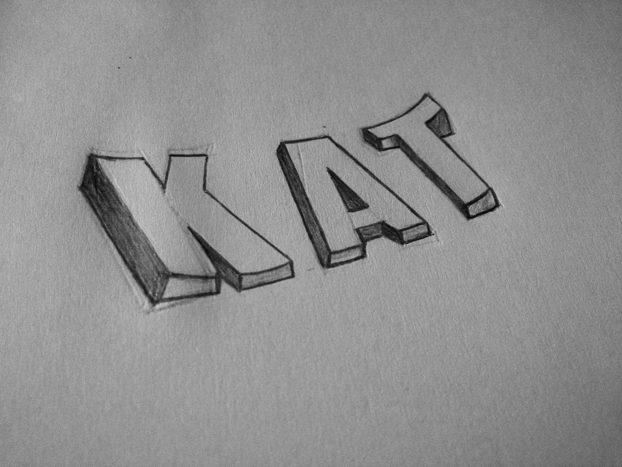 立体英文字体临摹练习NO.1（图ZOTIxODQ4MjA=） - 字体/字形 - 站酷设计师TEONA_nuoR原创素材 - 站酷ZCOOL