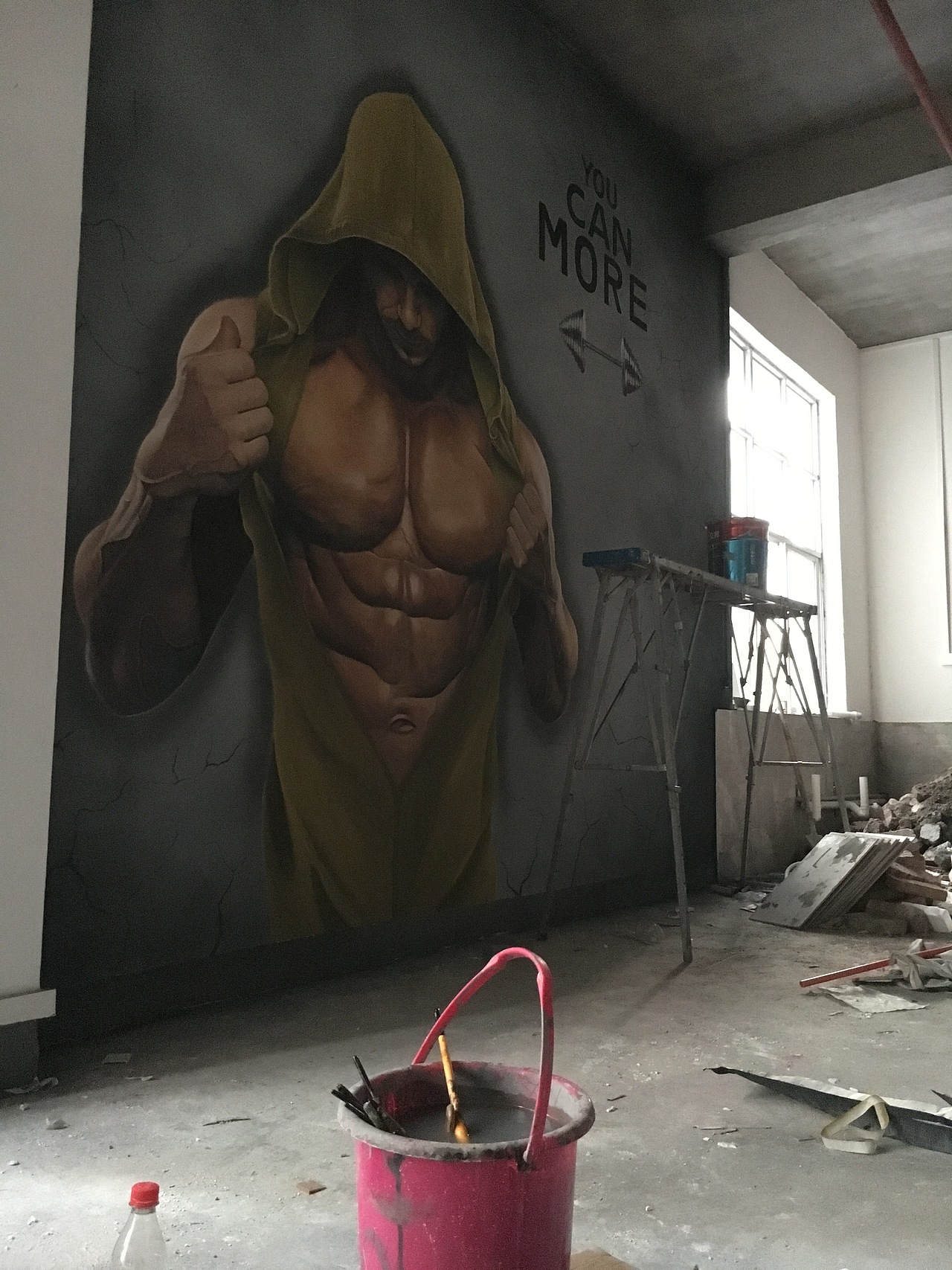 健身房手绘作品（图ZMTI3MjE2MTgw） - 新锐潮流插画 - 站酷设计师深圳禾玺艺术原创素材 - 站酷ZCOOL