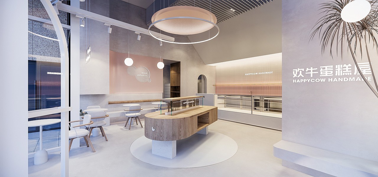 欢牛蛋糕屋(萧山晶典店)空间策划设计