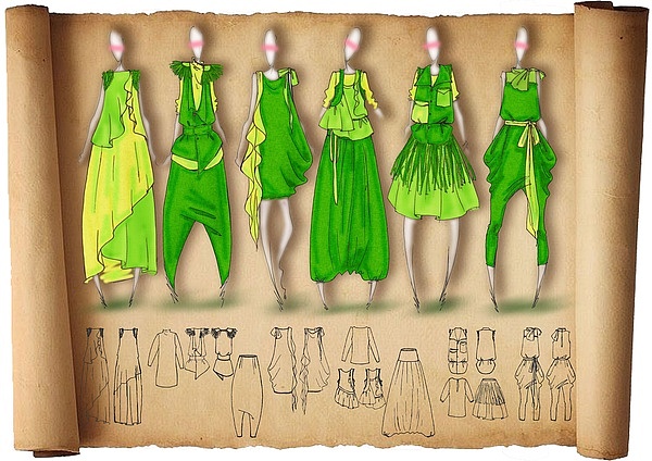 我的设计服装组合图 - 原创作品 - 站酷(zcool)