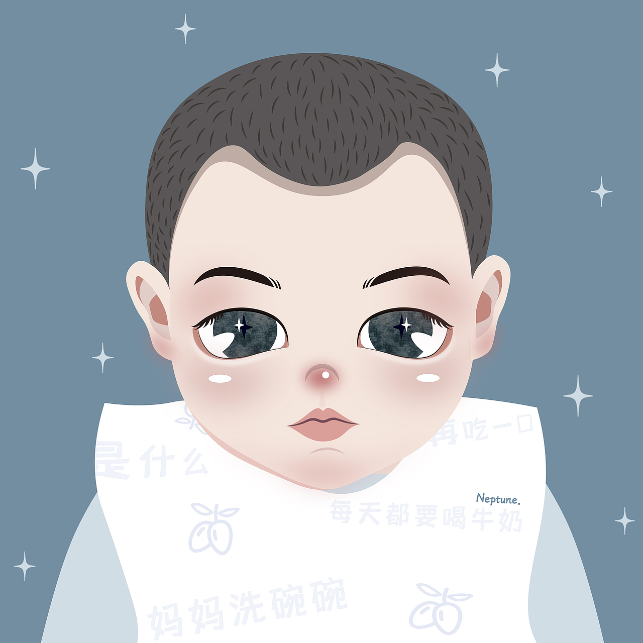 blingbling头像系列4--近期画的IU、朋友和粉丝们~（图ZMTkwMzg2NTg4） - 创作习作 - 站酷设计师Neptune海王星原创素材 - 站酷ZCOOL