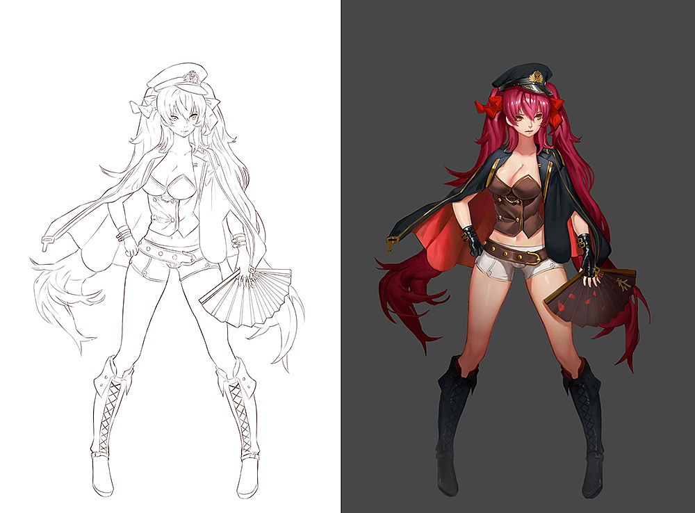 个人角色原画及插画作品|其他|独立游戏|王女大人 - 原创作品 - 站酷