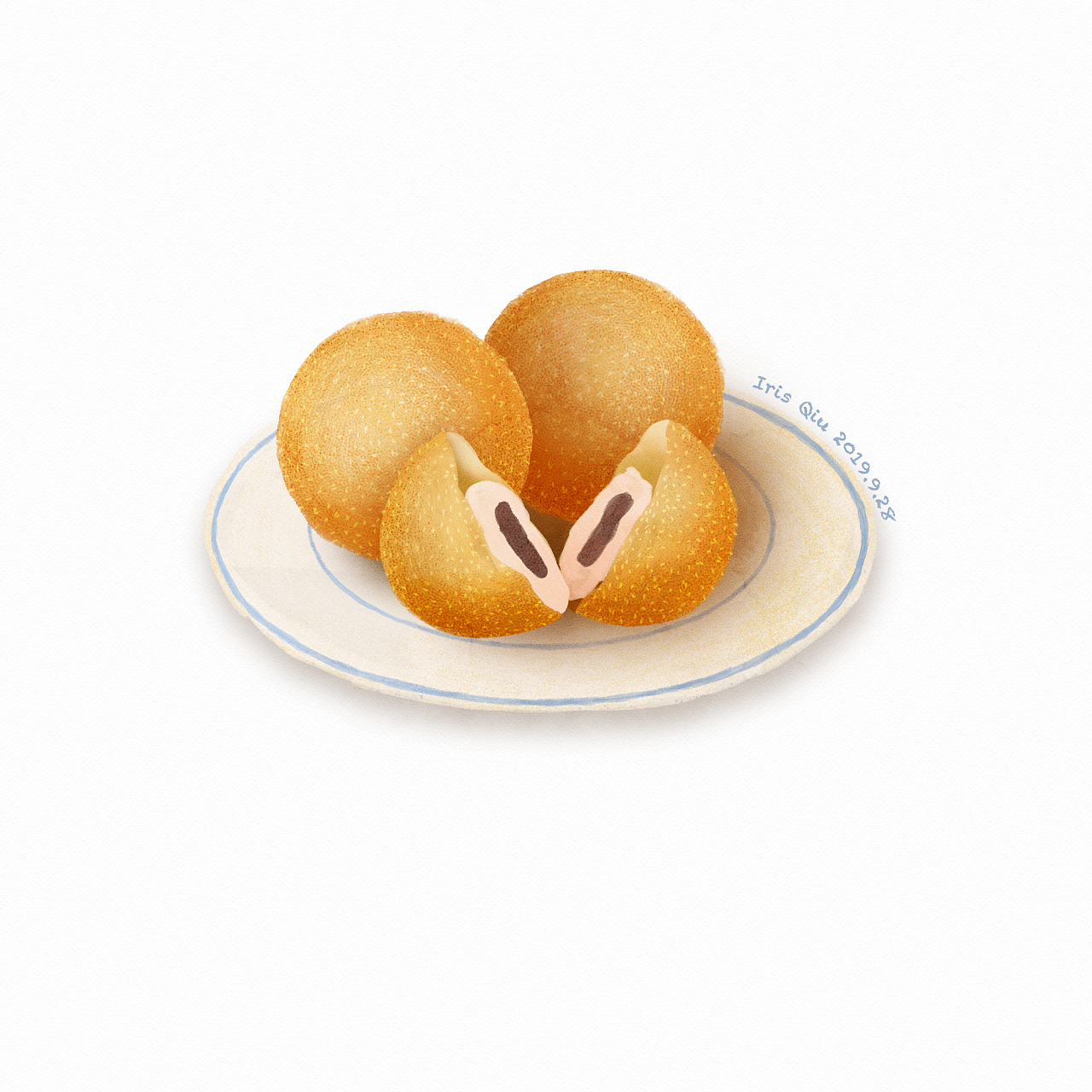 武汉早餐美食插画