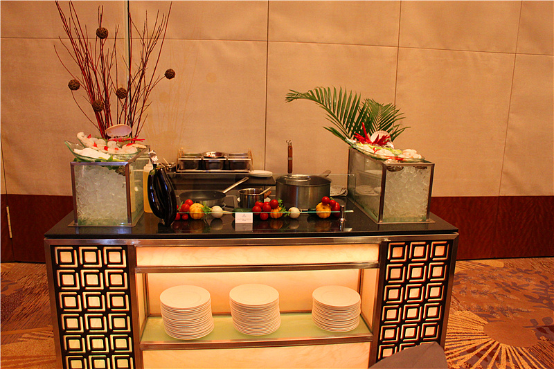 移动布菲台设计移动布菲车布菲台自助餐台图片