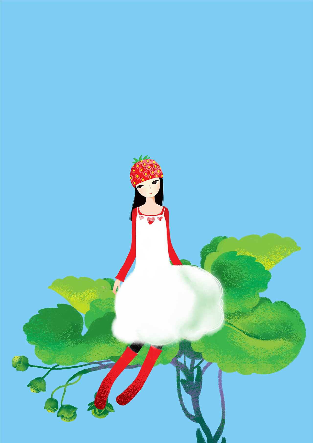服饰人物插画（图ZMTA5MjUwMjc2） - 商业插画 - 站酷设计师画儿晴天原创素材 - 站酷ZCOOL