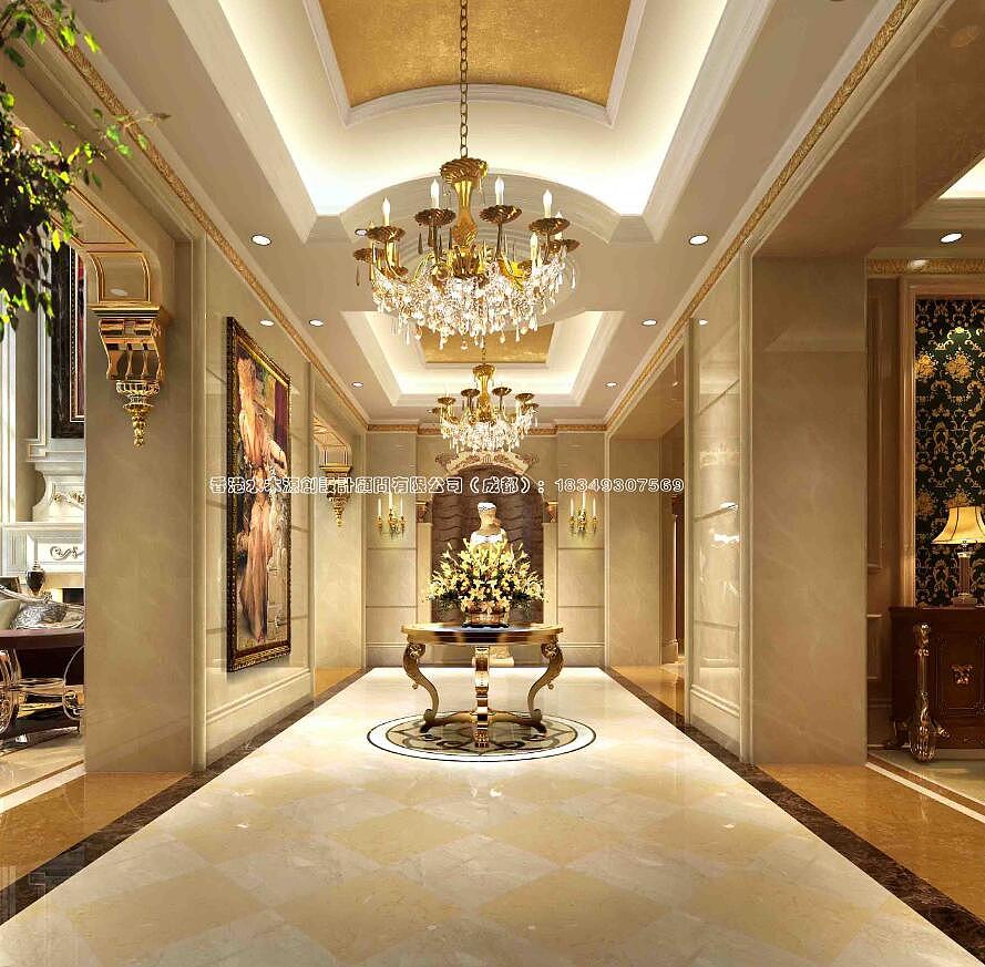 成都金陵半岛陈先生别墅装修设计案例欣赏（图ZNjMxNTI4OTY=） - 家装设计 - 站酷设计师成都别墅装潢设计原创素材 - 站酷ZCOOL