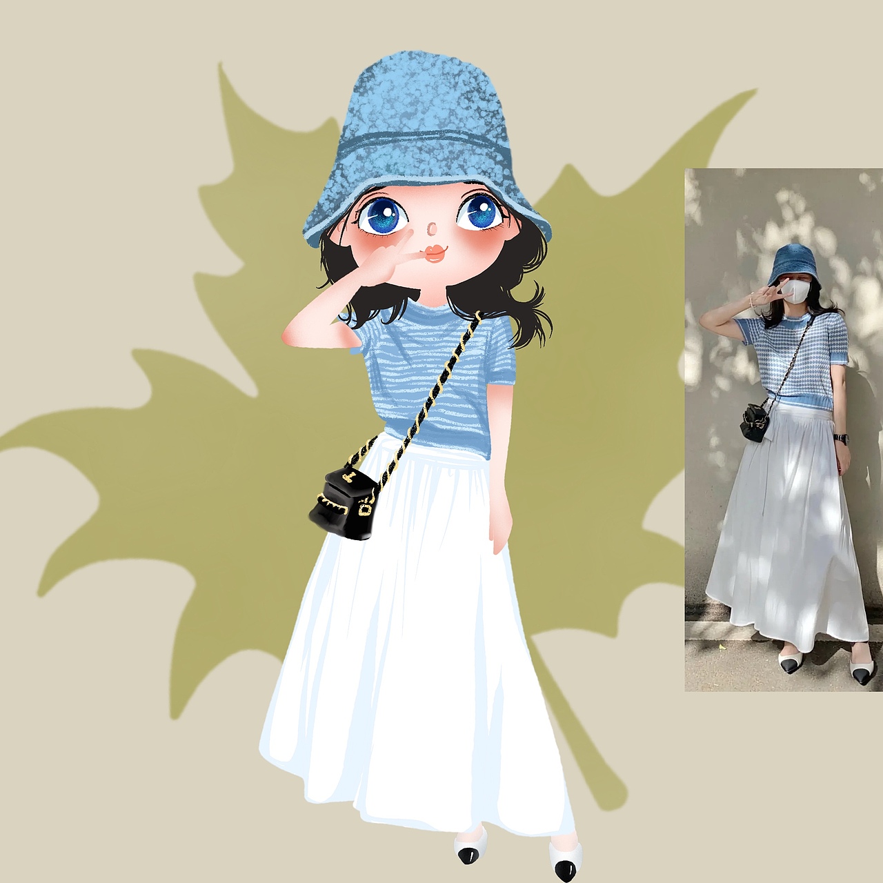 人像卡通（图ZMzA3NTc0MTU2） - 新锐潮流插画 - 站酷设计师南岸的风原创素材 - 站酷ZCOOL