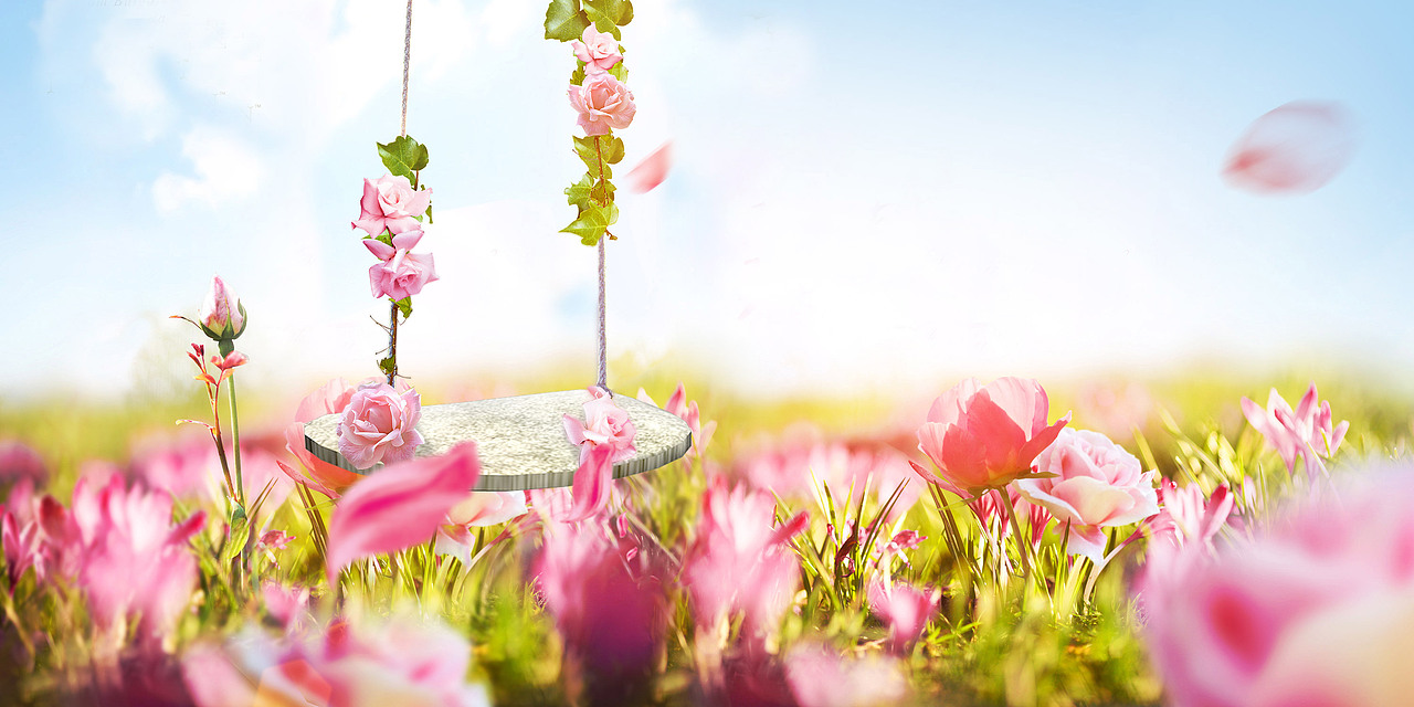 banner花背景
