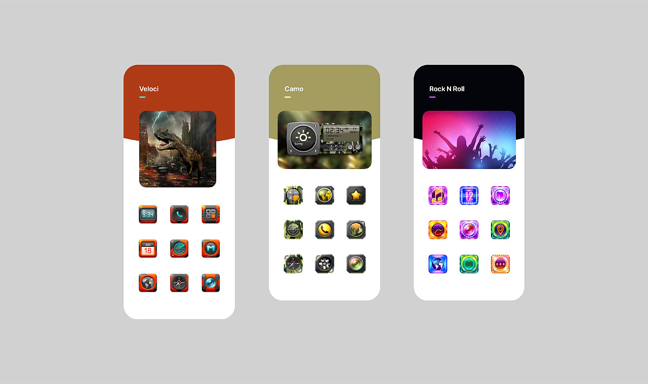 作品集手机桌面主题