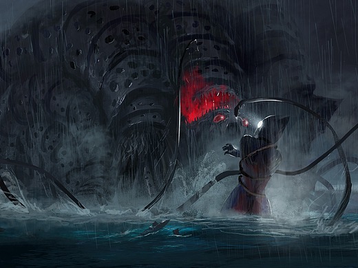 迪迦奥特曼vs邪神加坦杰厄插画-概念设定5700140天前怪兽习作插画