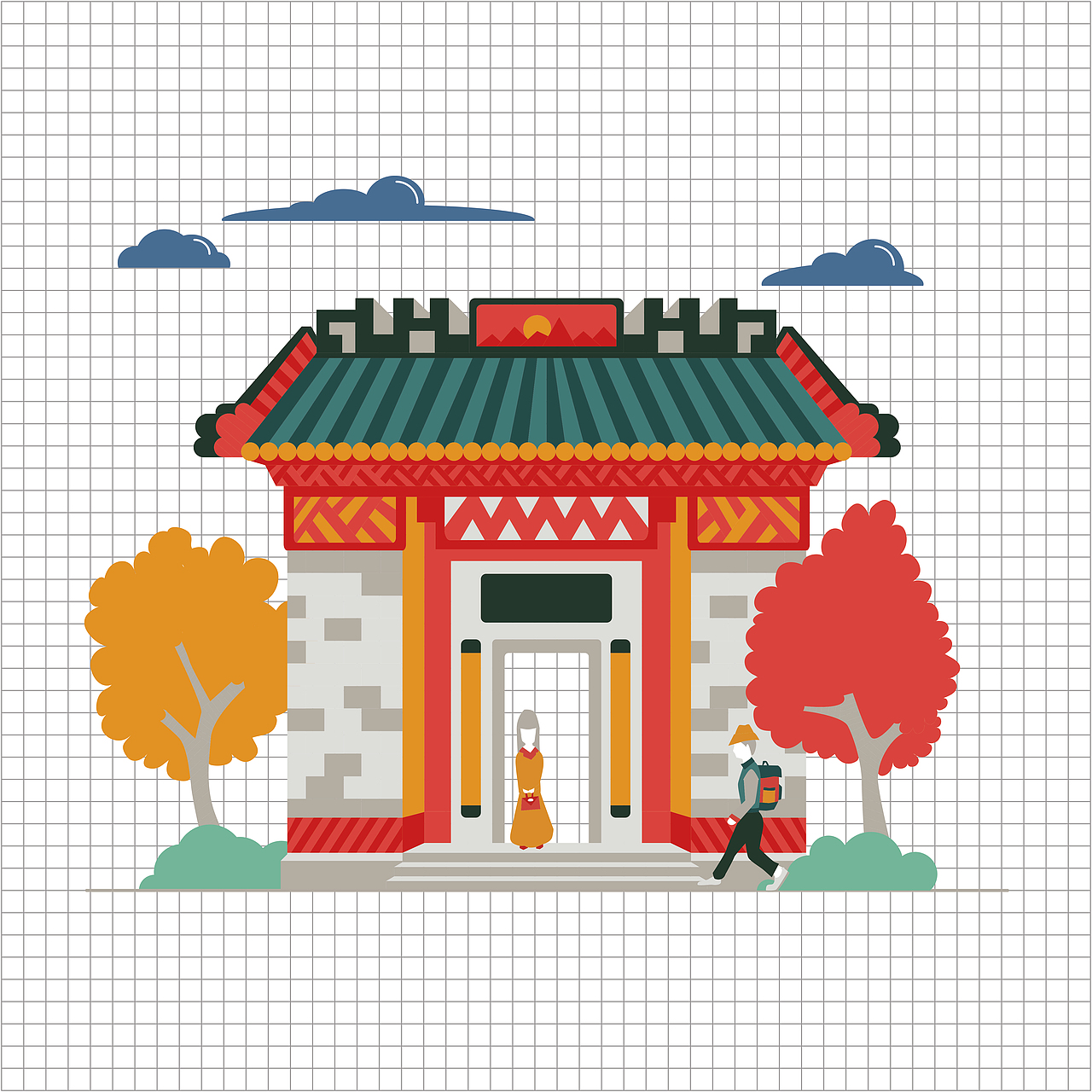 印象佛山——城市形象插画图形设计（图ZMTIxODk1Mzc2） - 艺术插画 - 站酷设计师TIHOSIU原创素材 - 站酷ZCOOL