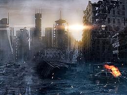 戰(zhàn)爭合成海報(bào)