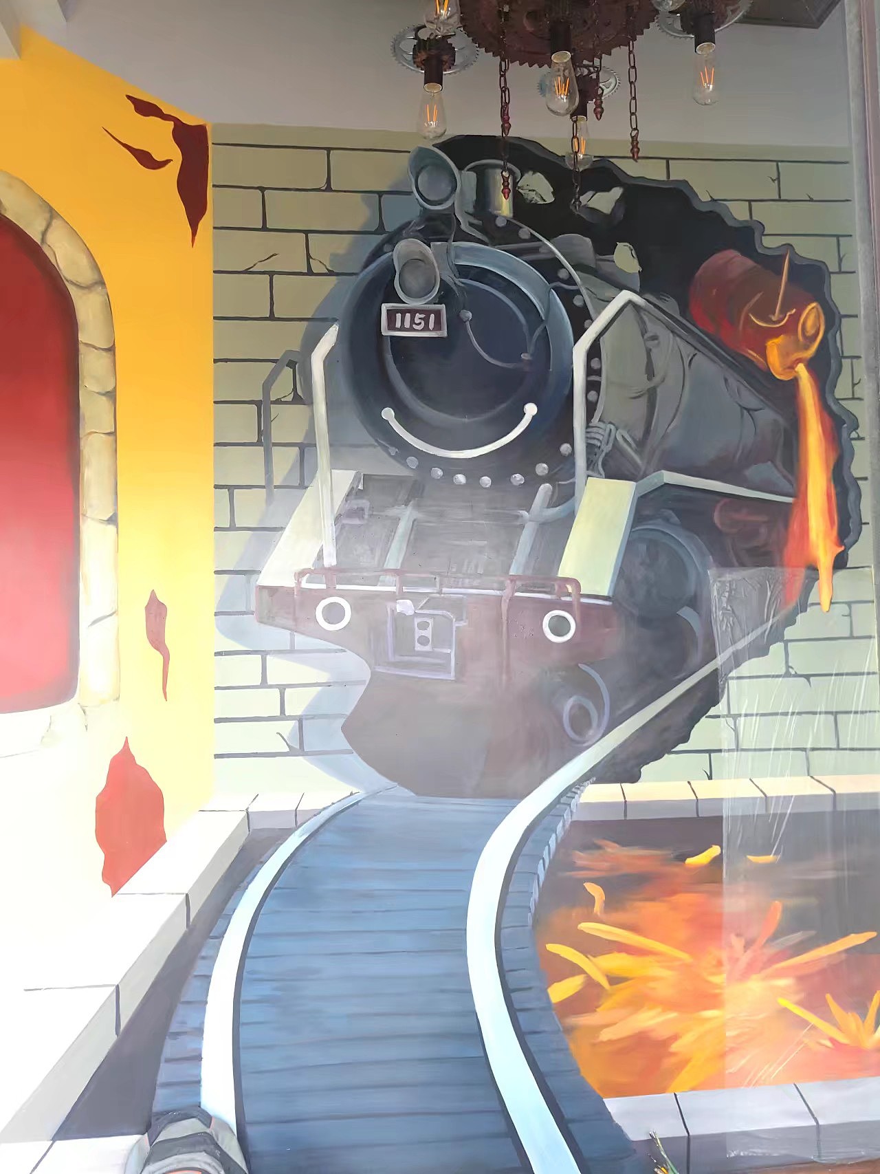 3D手绘 墙绘壁画 作品来自长春添彩墙绘