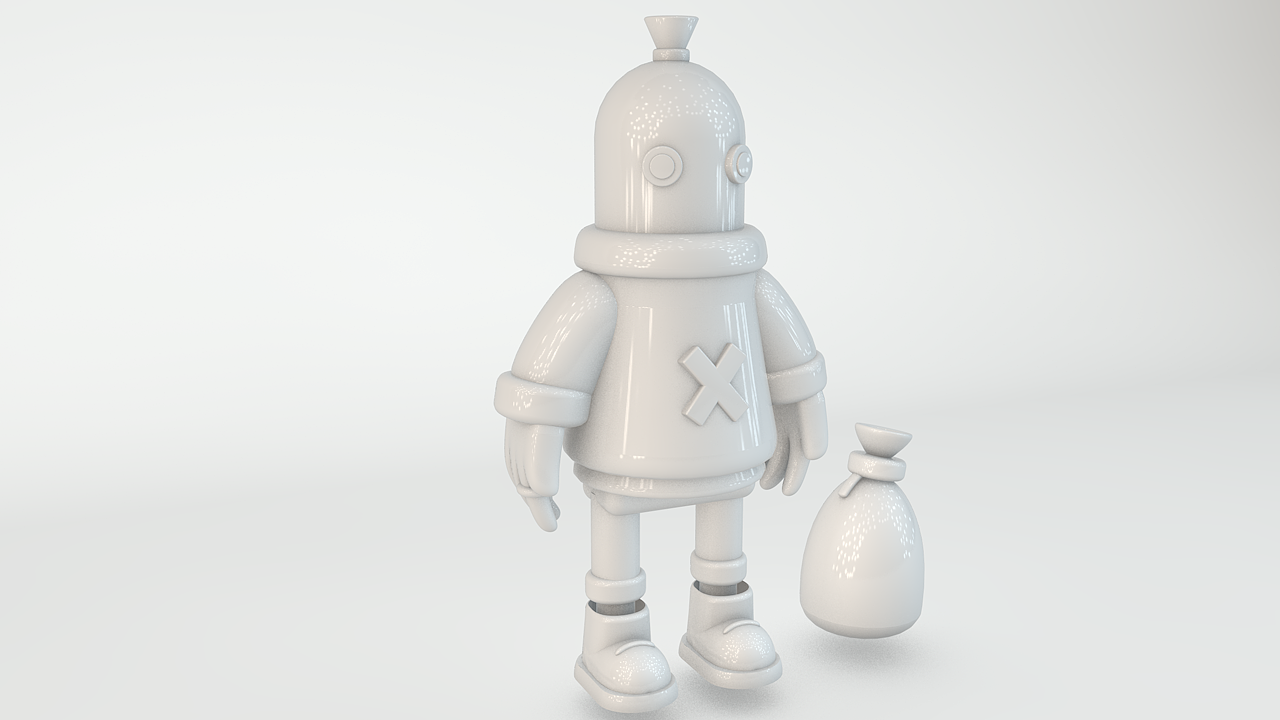 C4D卡通人物练习