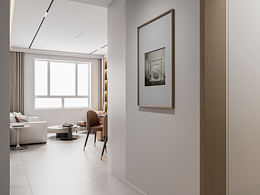 现代原木效果提案—建面85小户型 