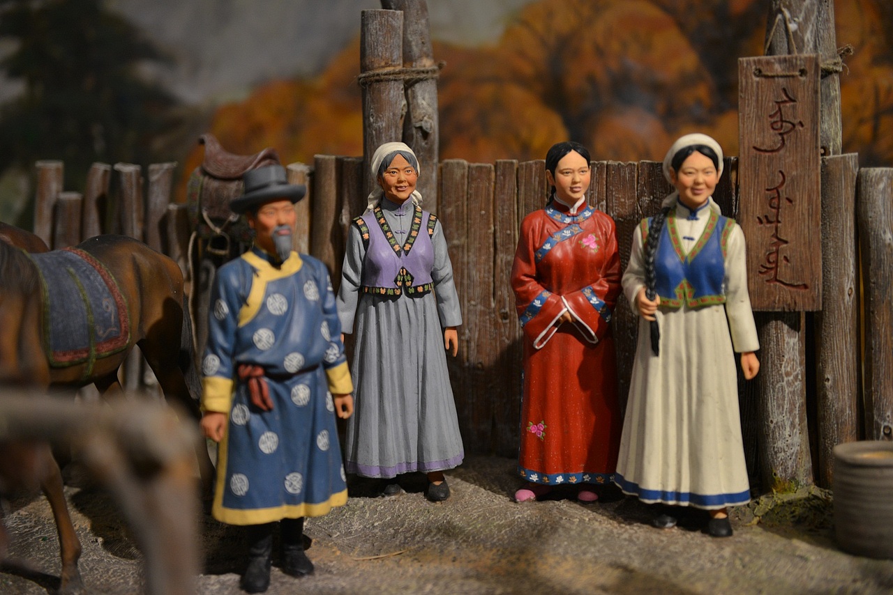 56个民族婚俗微雕2