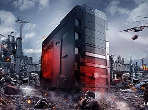 战争类合成海报