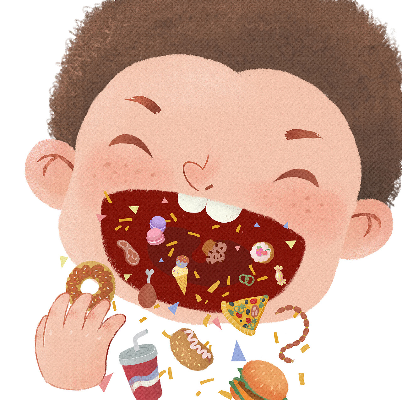 儿童绘本 星球快餐店（图ZMzgyNzQwMjQ=） - 商业插画 - 站酷设计师孙西西原创素材 - 站酷ZCOOL