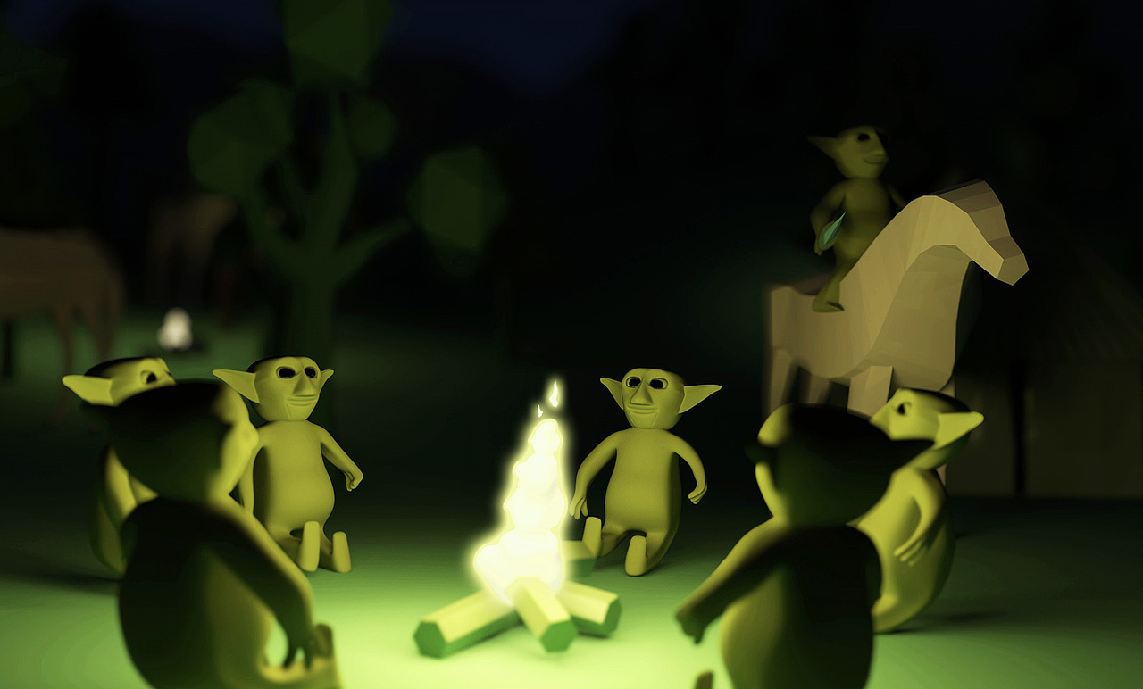 梳碧湖的砍柴人（图ZMTM5NTY4Njg0） - 场景 - 站酷设计师咔嗒牛原创素材 - 站酷ZCOOL