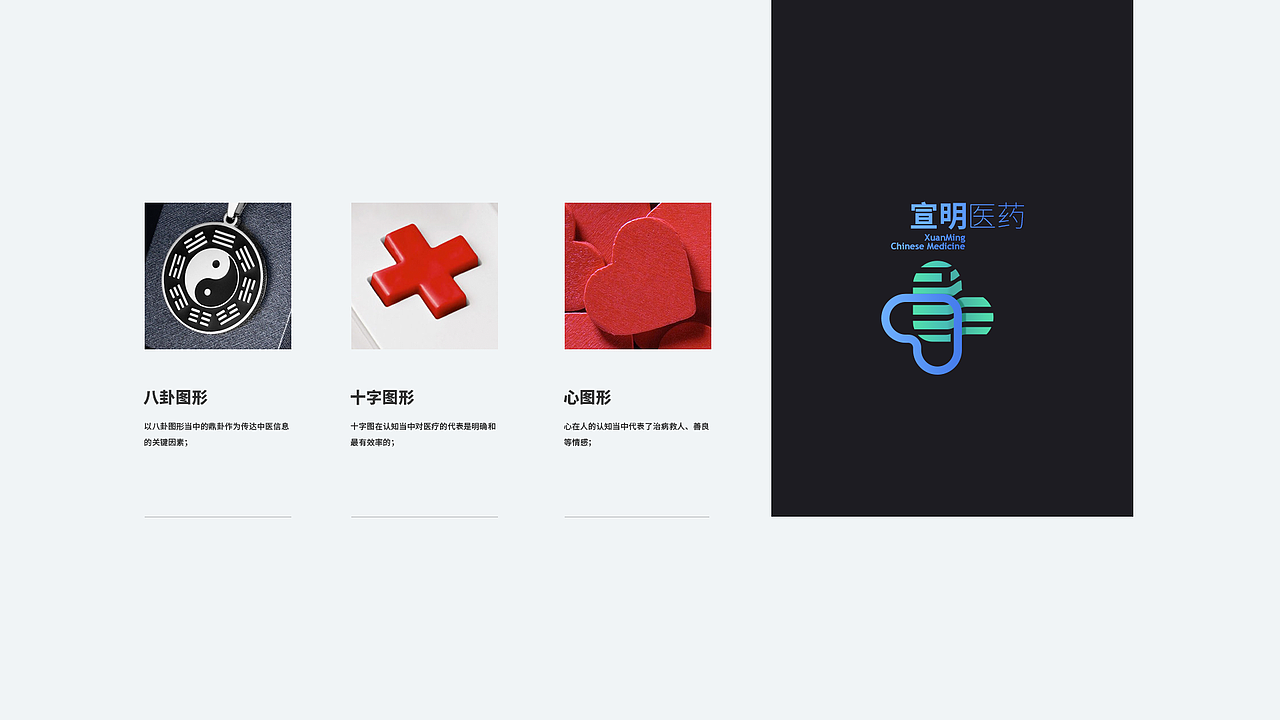 宣明中医药标志设计方案