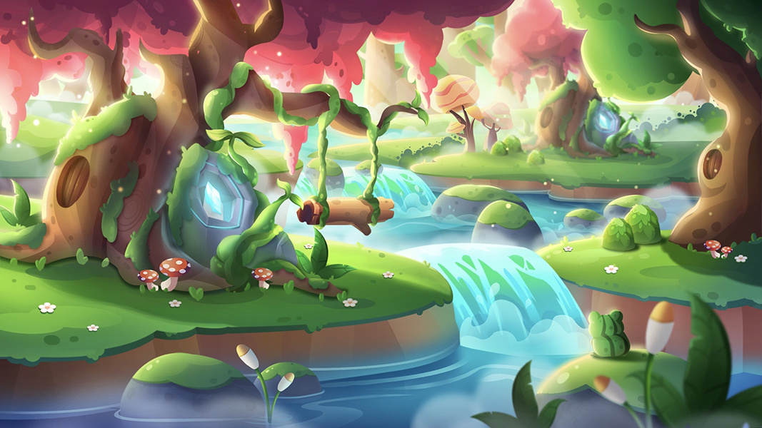 儿童游戏场景原画|插画|游戏原画|吃饭的鲨 - 原创作品 - 站酷 (zcool