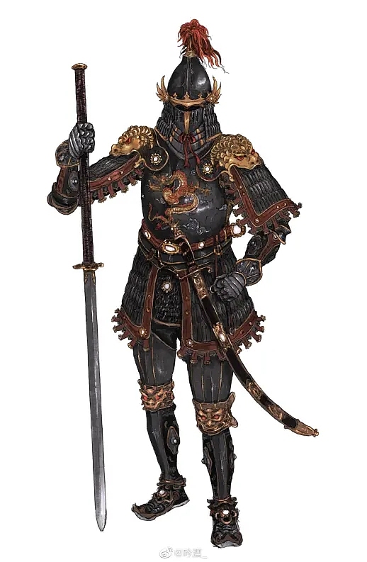 大明板甲武士（图ZMjYxNTY5OTcy） - 概念设定 - 站酷设计师慕阳TV艺术站原创素材 - 站酷ZCOOL