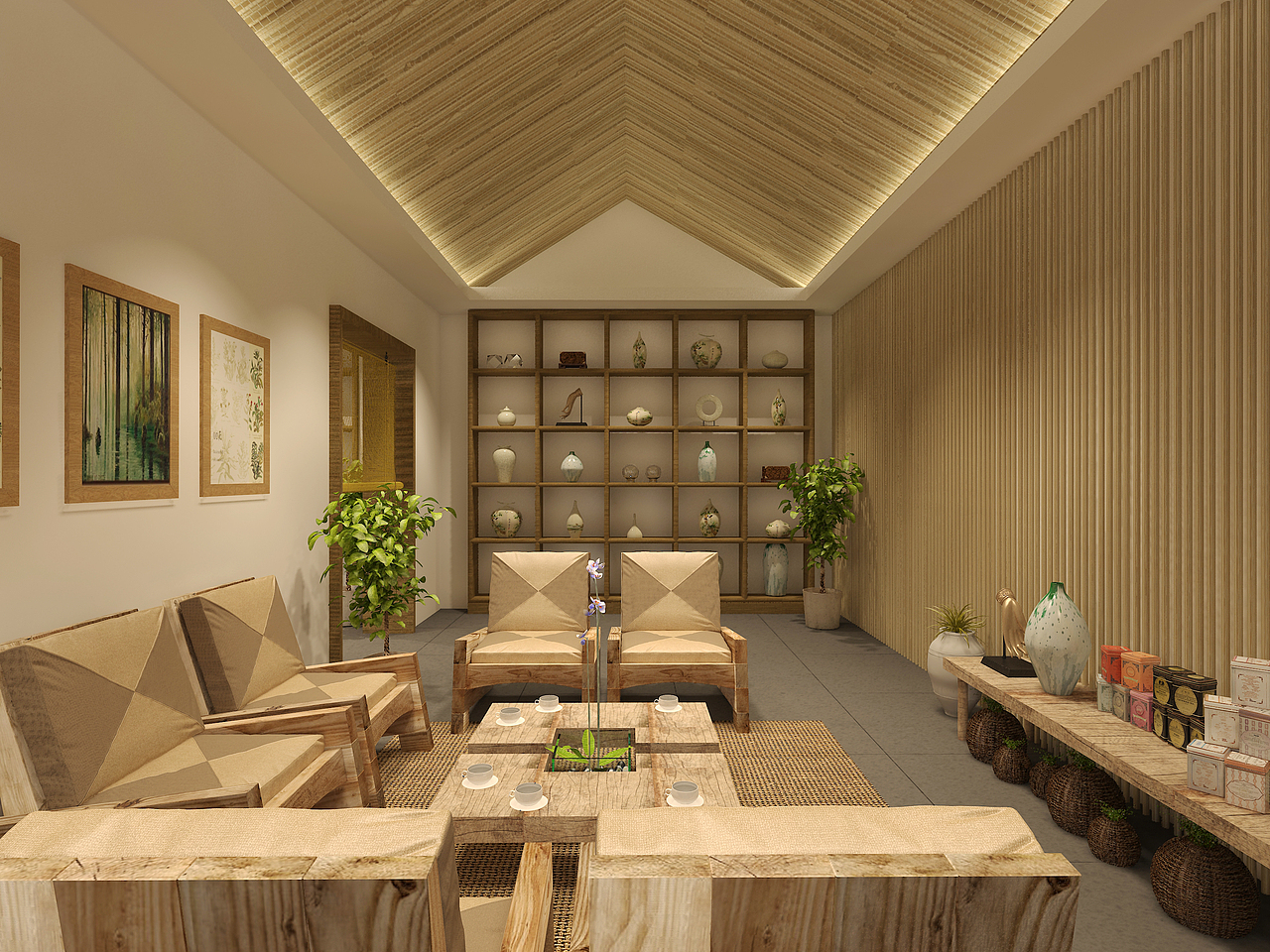 南京梅花山“花间茶室”环境改造设计（图ZNDYwODY1OTI=） - 建筑设计 - 站酷设计师INSU印宿设计原创素材 - 站酷ZCOOL