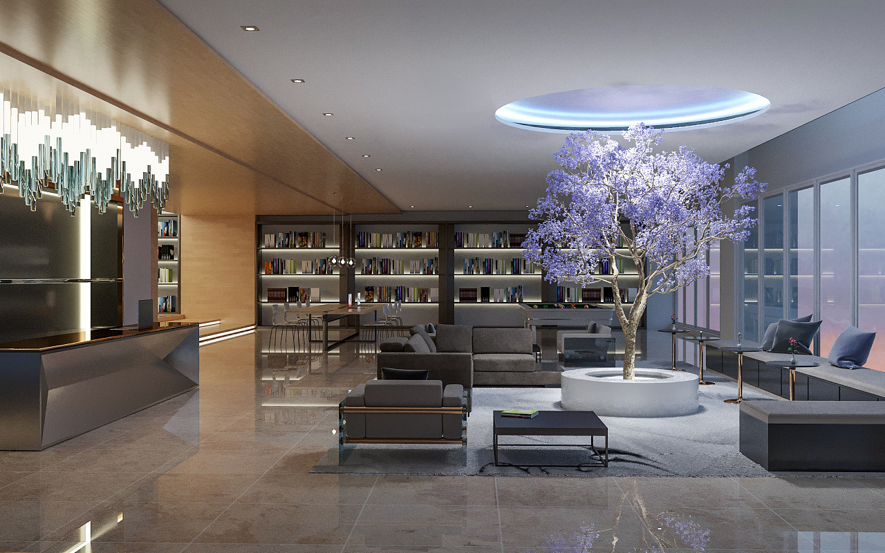 青志 单身公寓公共空间设计