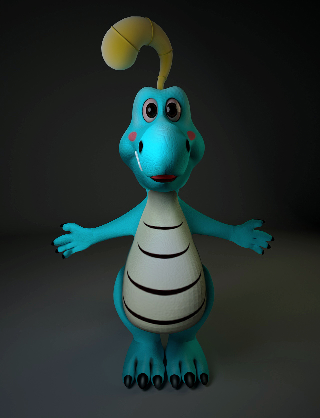 巧客智造馆2018新吉祥物三维效果图