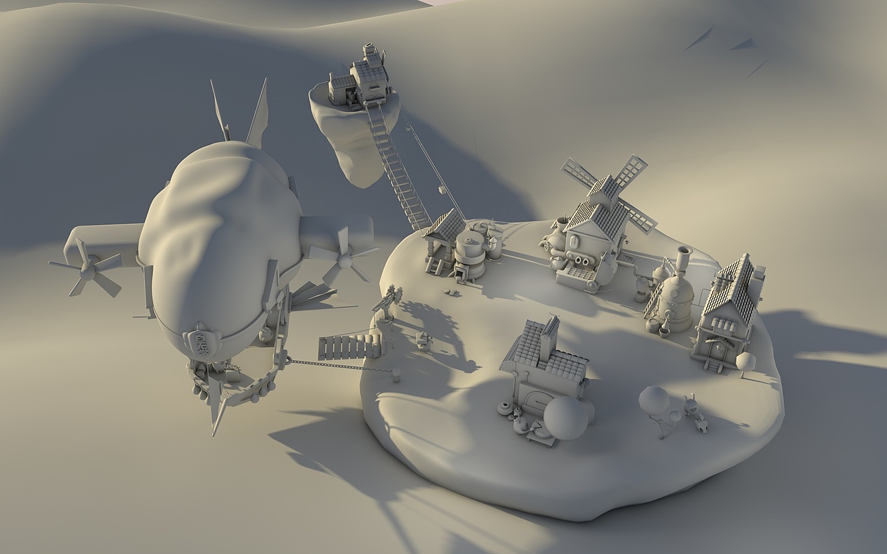 日常任务-C4D:7.云间工坊