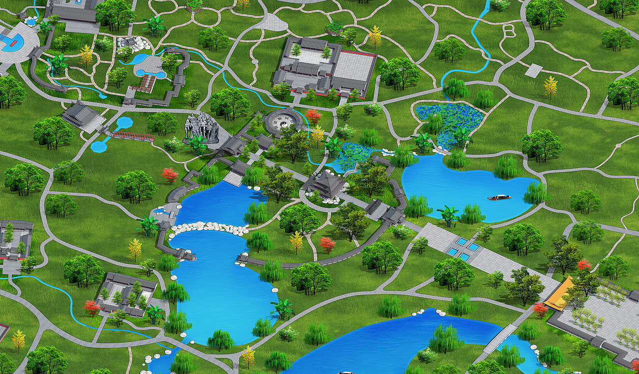 04三维风格景区导览图(17P)