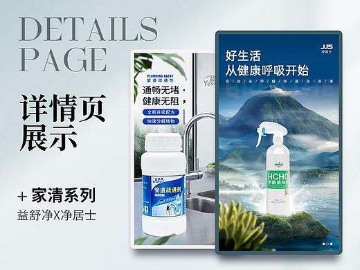 家清系列两款（下水道疏通剂，甲醛清除剂）