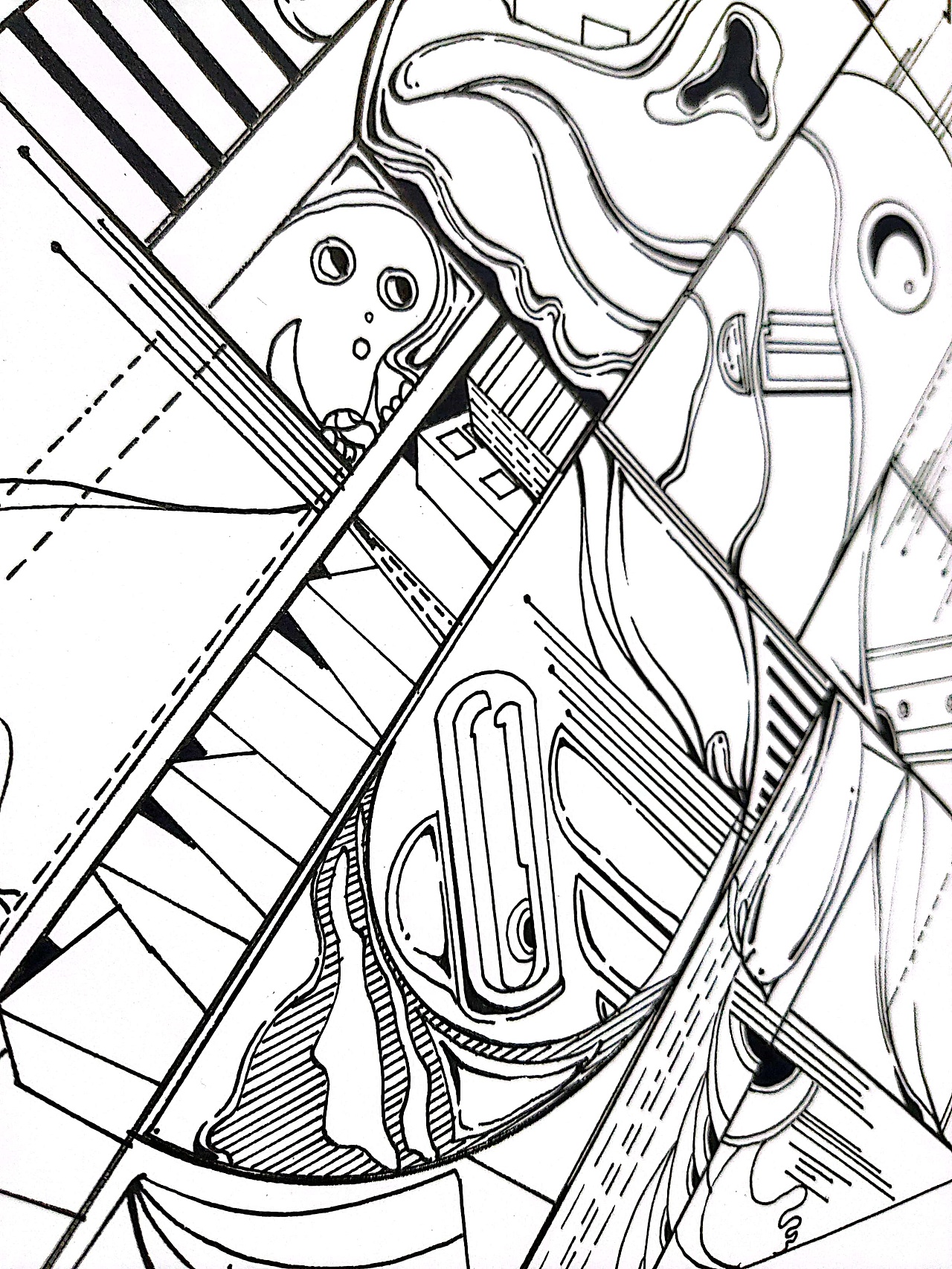 手绘线稿/考研视觉传达设计/构成设计