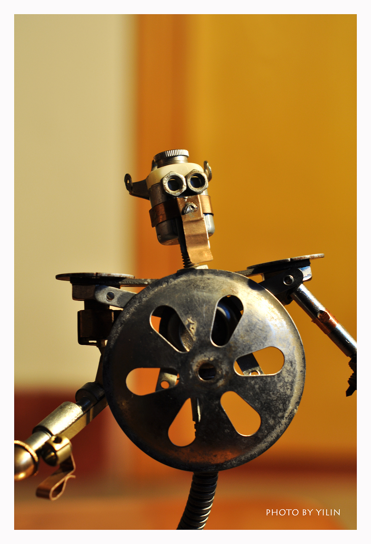 《diy-废旧零件机器人》