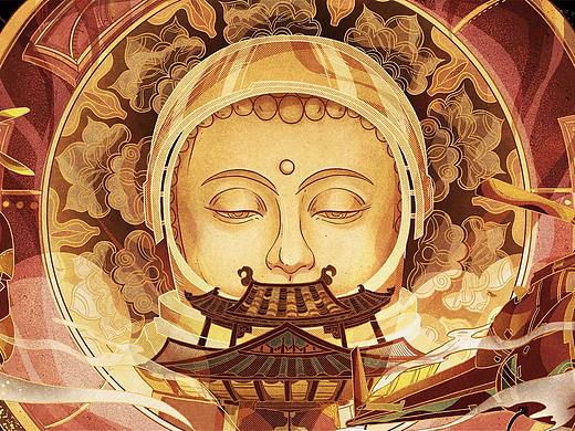 插画长卷《对话》
