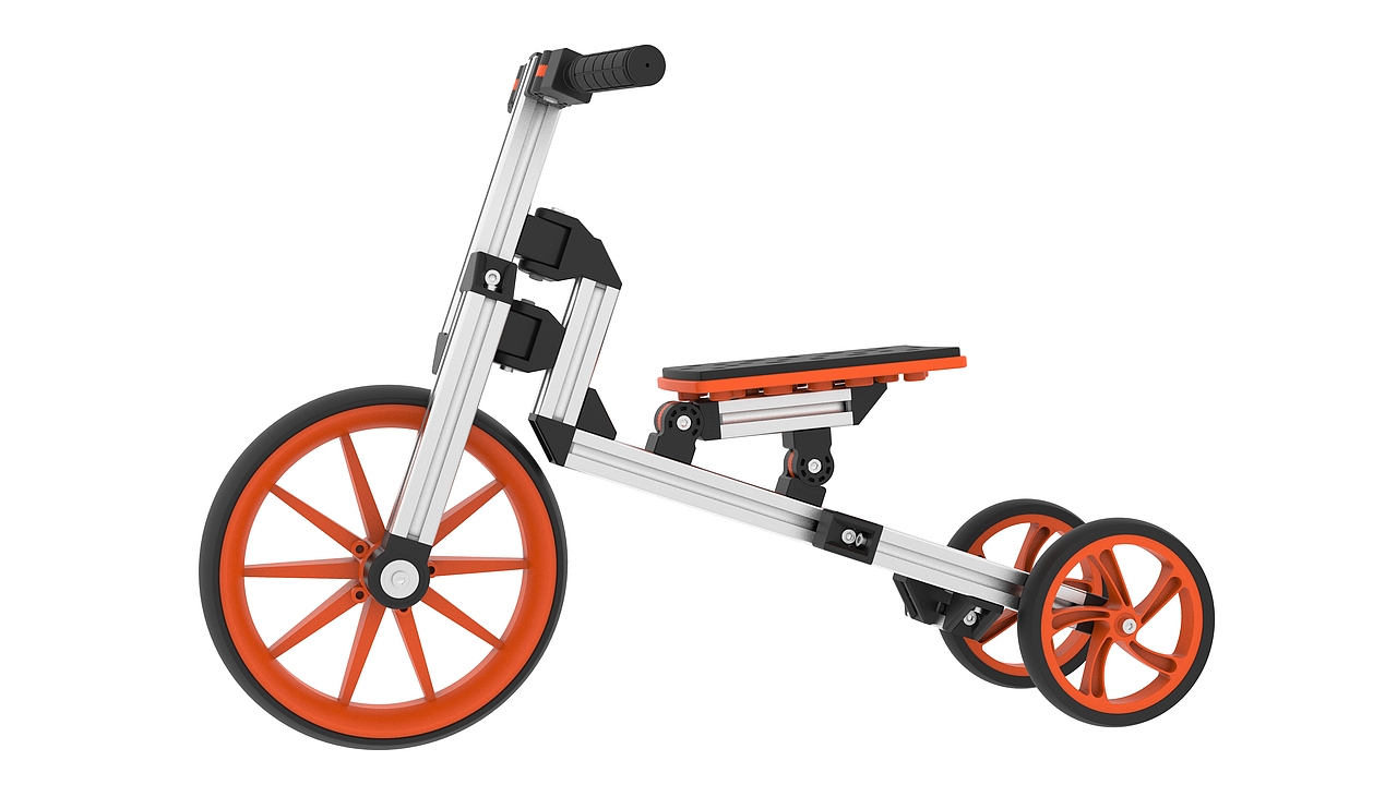 百变童车 模块化组装童车（图ZMjA0MTEwNDYw） - 玩具 - 站酷设计师世界的牛奶原创素材 - 站酷ZCOOL