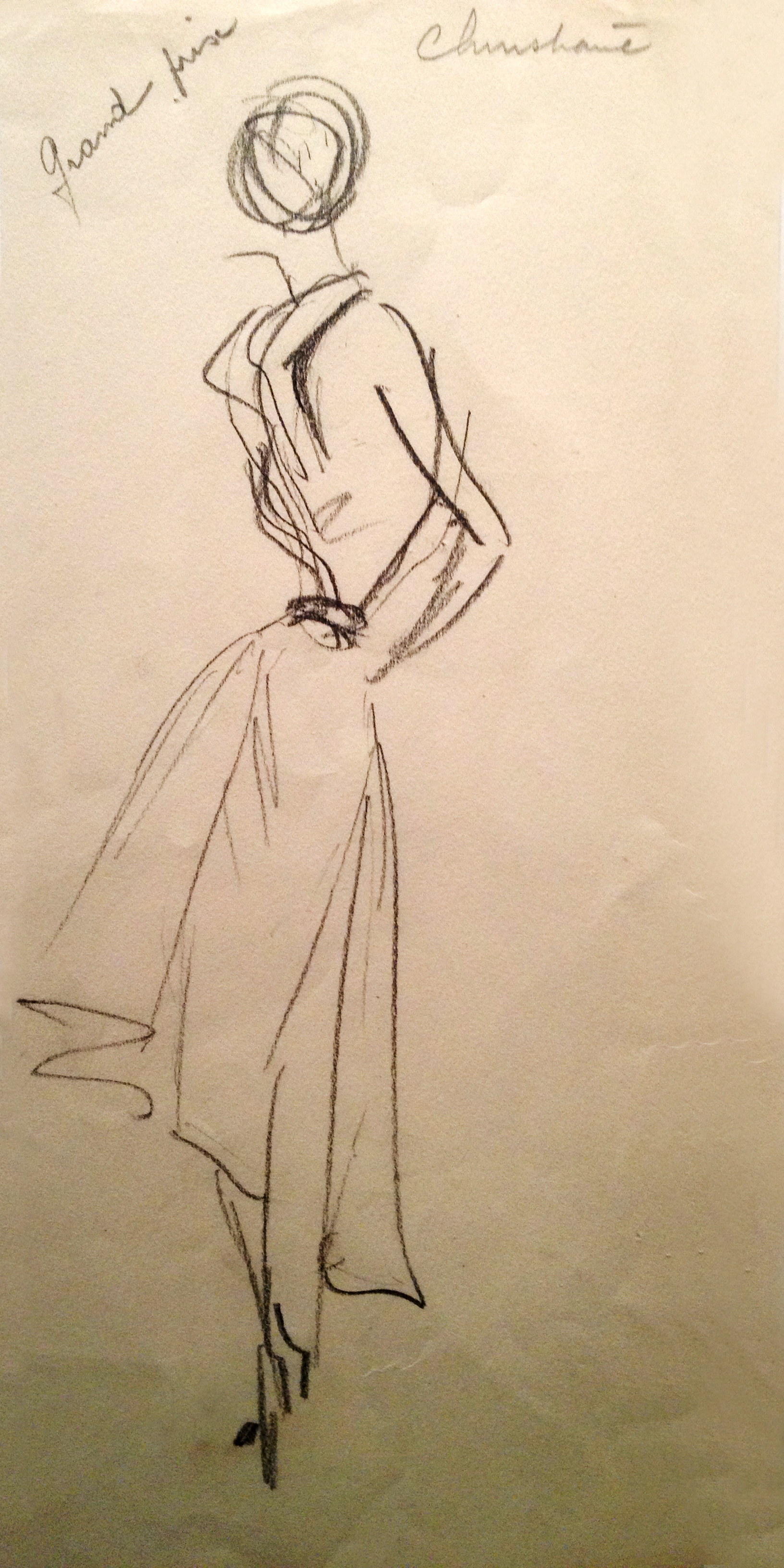 《迪奥精神》巴黎高级订制服装设计草图/展览/书籍画册设计/标志/橱窗