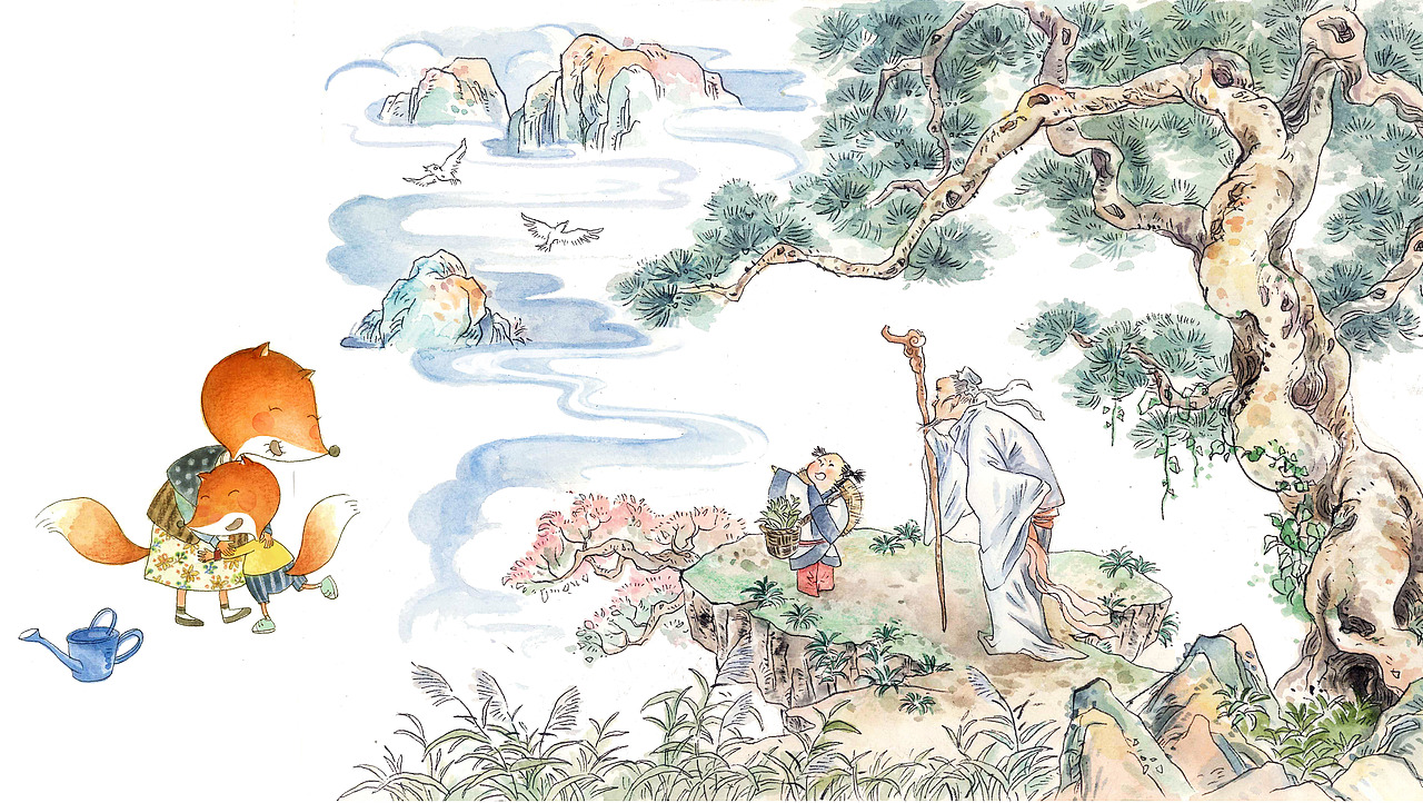 儿童绘本创作——百草园（图ZMjI5OTk0ODA4） - 绘本 - 站酷设计师linhanart原创素材 - 站酷ZCOOL
