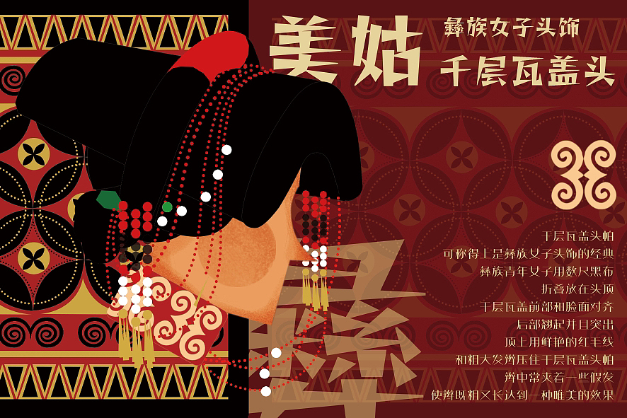 彝家风情（图ZMzY4MTgwODI0） - 商业插画 - 站酷设计师kadouhenwun原创素材 - 站酷ZCOOL