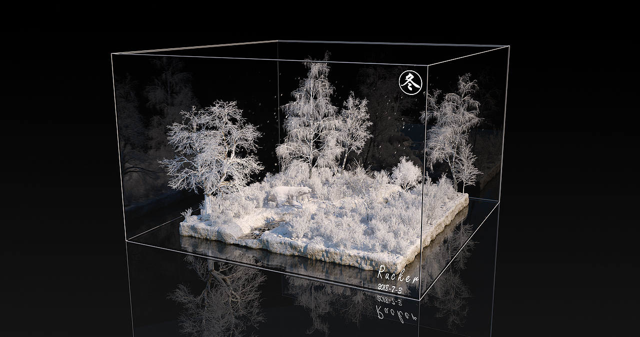 C4D 写实森林OC渲染(图ZMTIxNTQ4NDYw) - 场景 - 站酷设计师Rucker_点原视觉原创素材 - 站酷ZCOOL