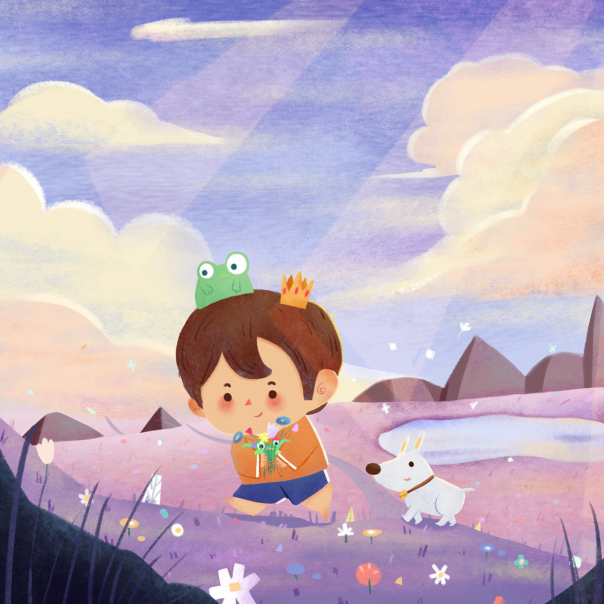 儿童系列插画|插画|儿童插画|多吃饭 - 原创作品 - 站酷 (zcool)